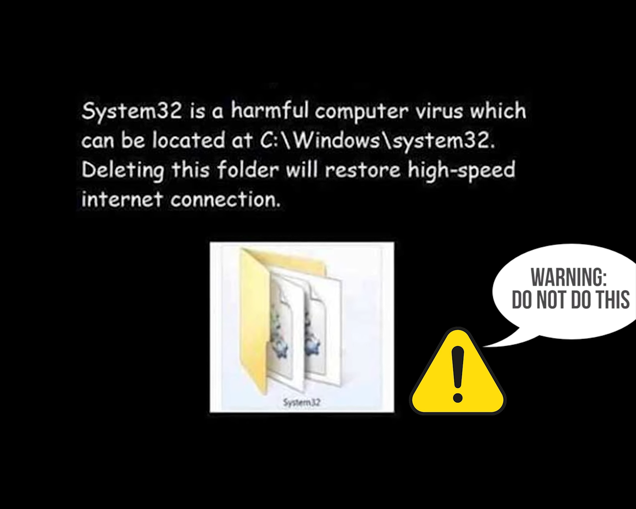 Система 32. Delete system32. How to delete system32. Экран delete system32.